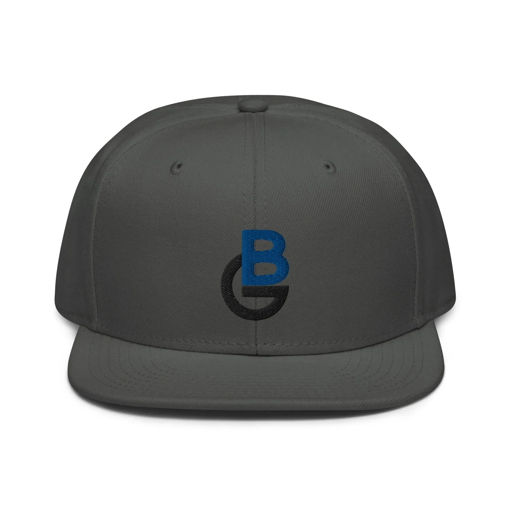 Gerald Black Snapback Unisex Hat 3D Logo with Flat Brim