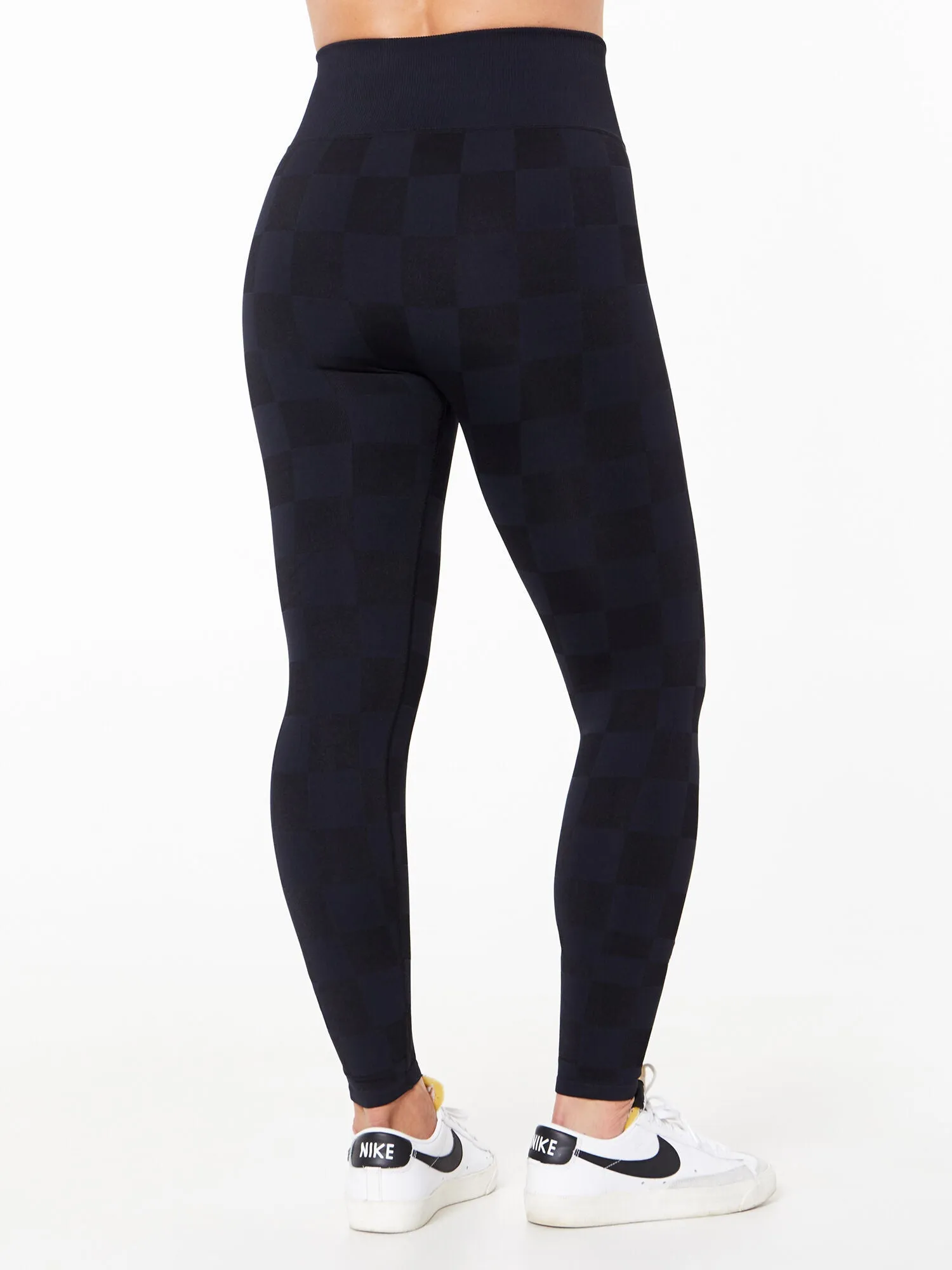 Good American | Shine Jacquard Legging | Black