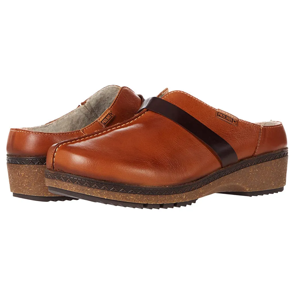 Granada Calfskin Leather Women's Clogs