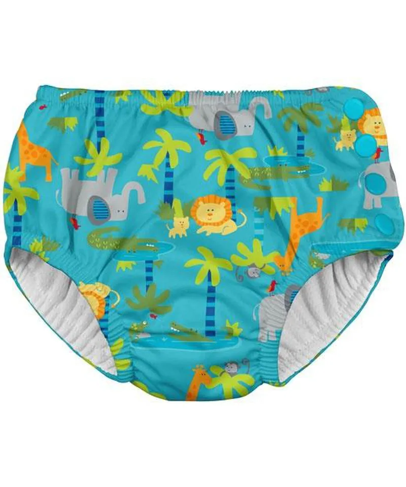 Green Sprouts Aqua Jungle Snaps Reusable Swim Nappy