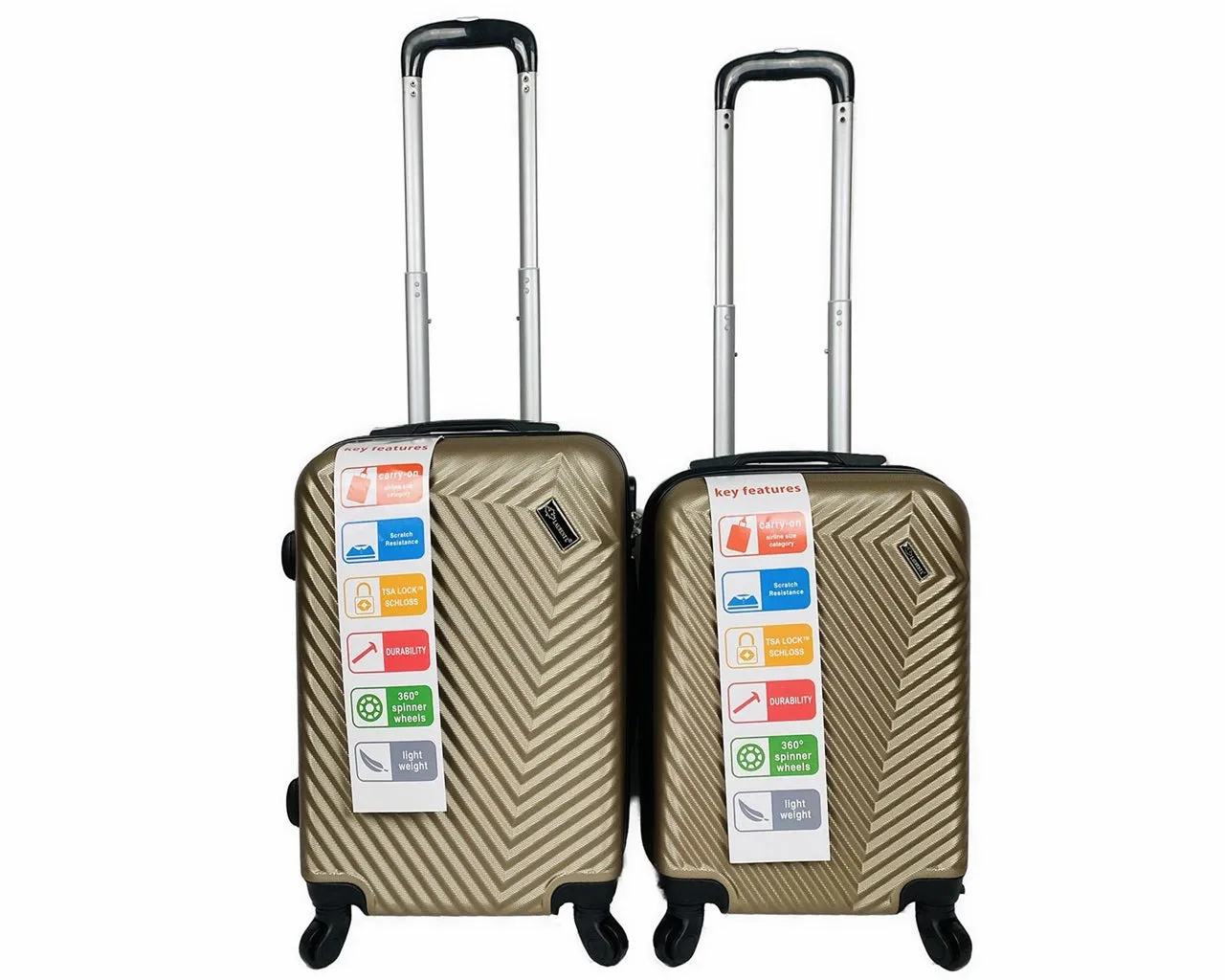 Hard Shell Lightweight Suitcase Set 18/20