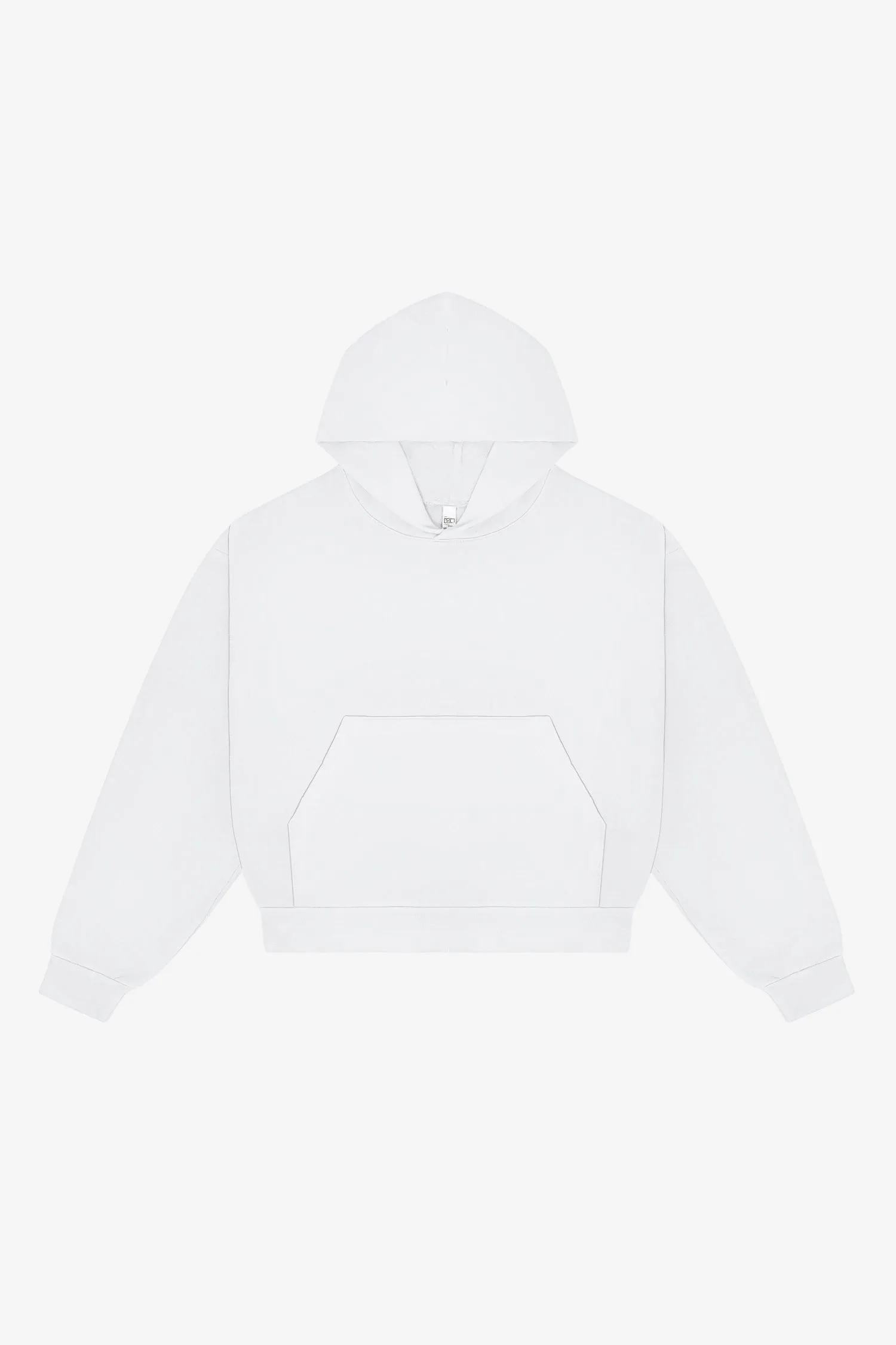 HF19 - Heavy Fleece Cropped Hoodie (Piece Dye)