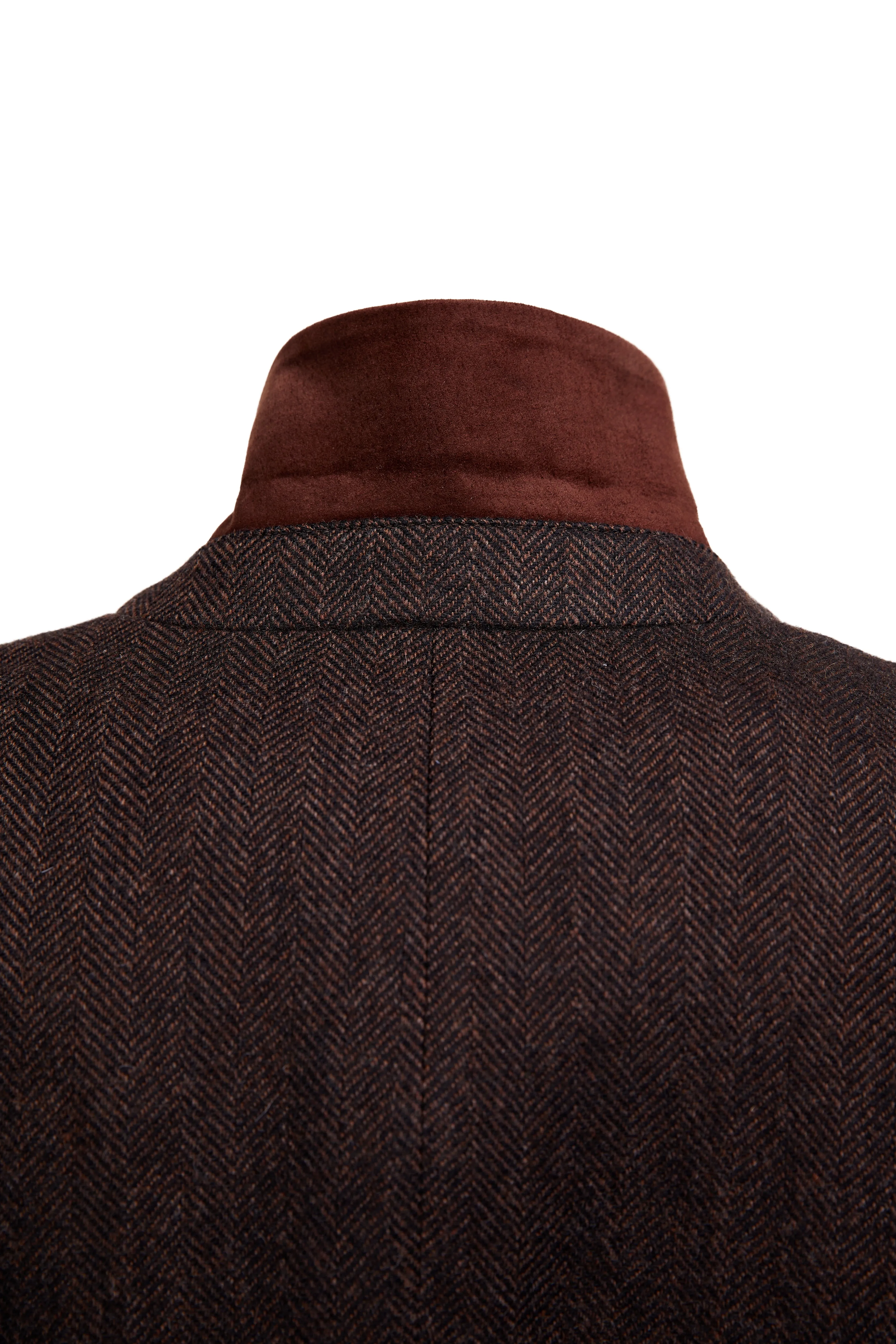 Highgrove Coat (Chocolate Herringbone)