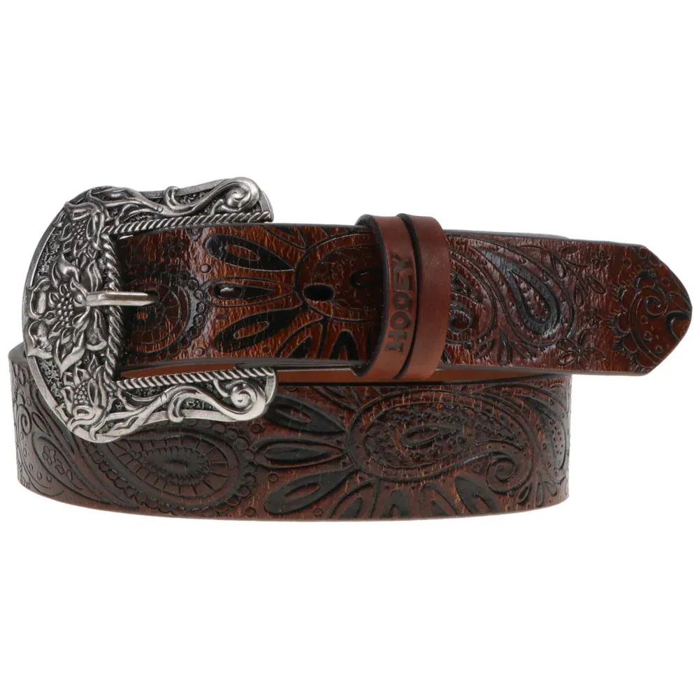 HOOEY PAISLEY ORIGINAL HOOEY LADIES BELT BROWN/BLACK