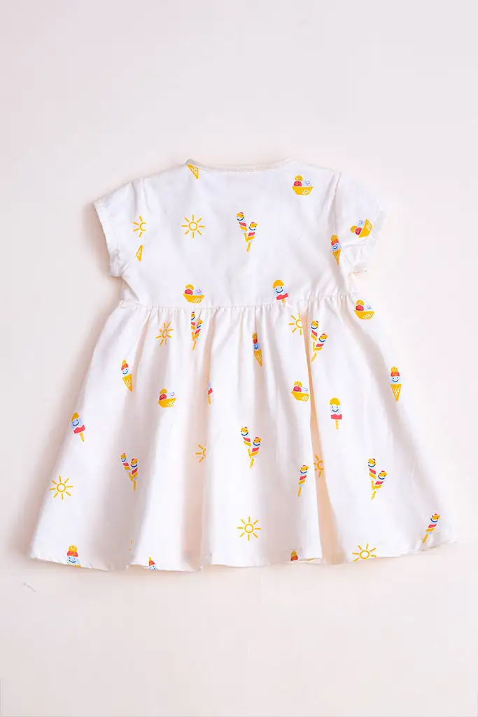 Isabella Dress - Ice Cream