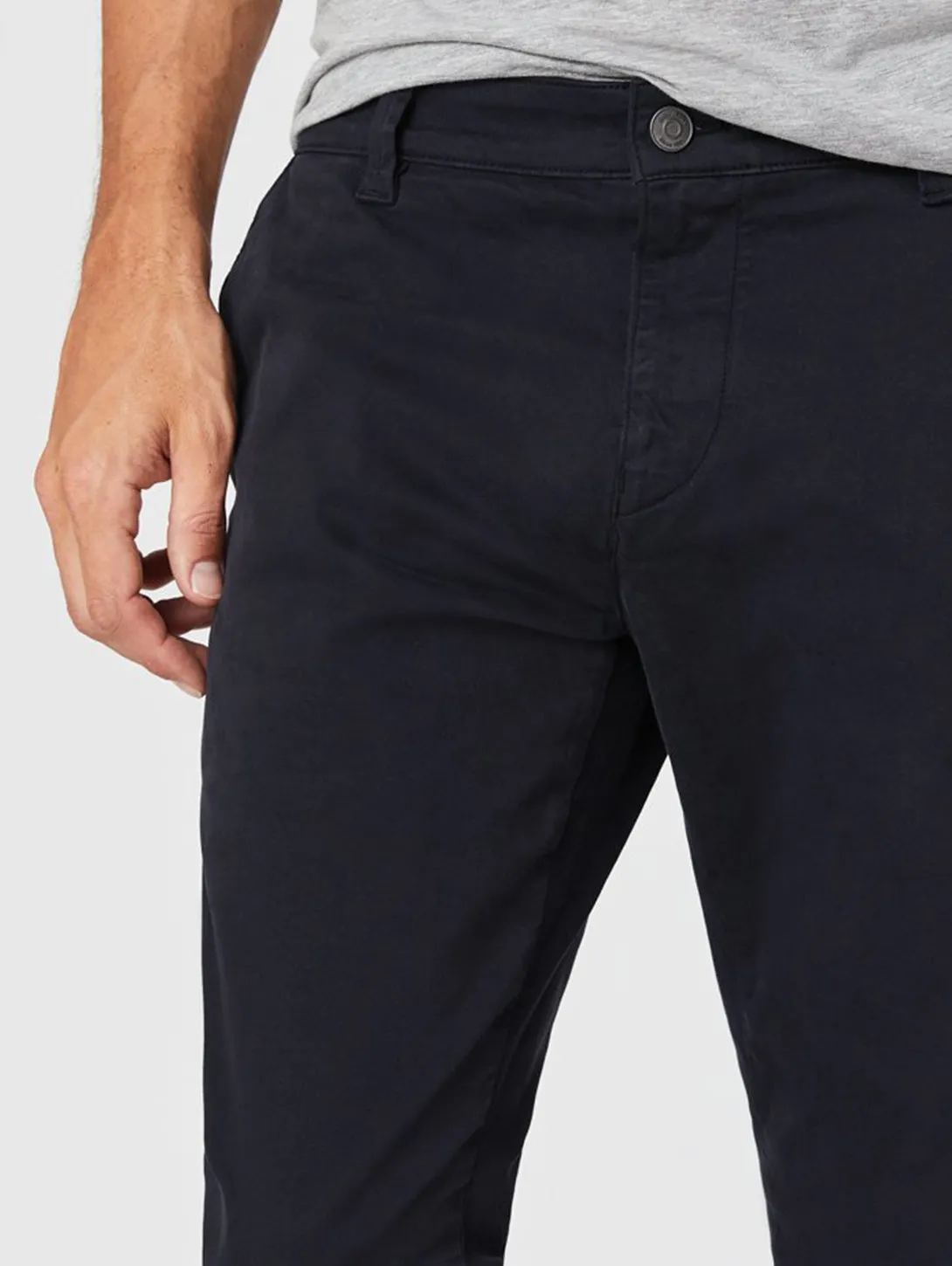 Johnny Sateen Twill Slim Pant - Deep Navy