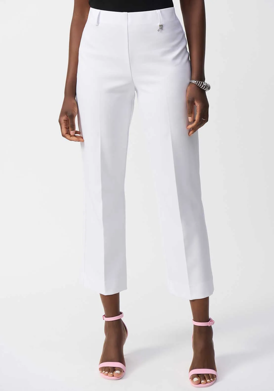 Joseph Ribkoff Straight Leg Trousers, White