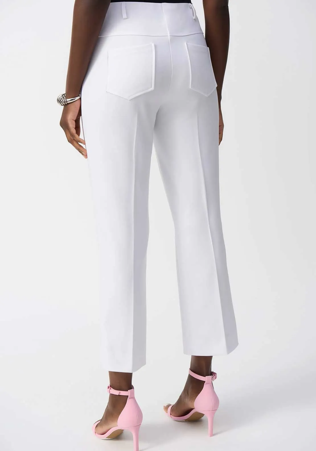 Joseph Ribkoff Straight Leg Trousers, White