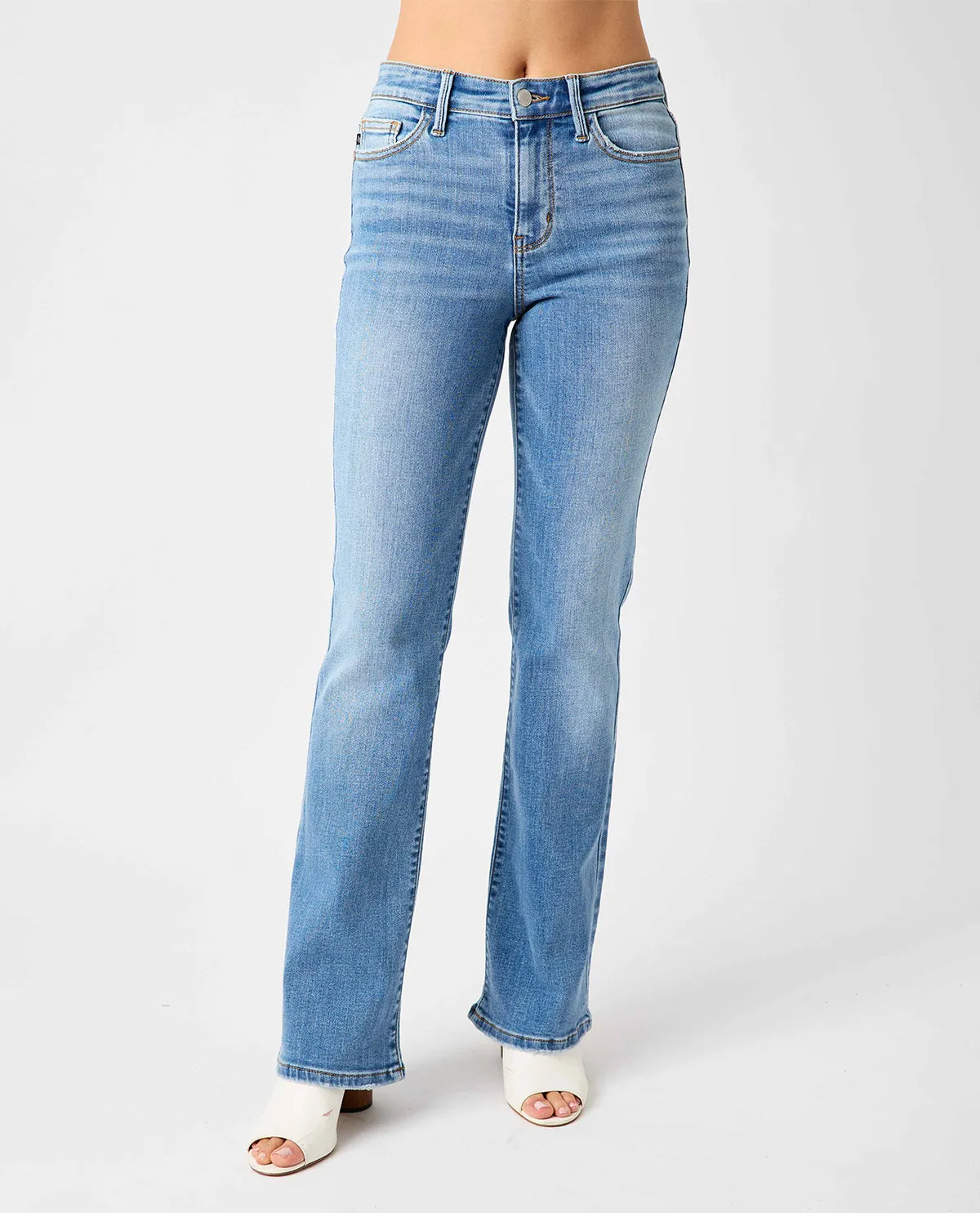 Judy Blue Mid-Rise Vintage Bootcut Jeans