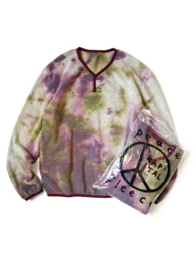 Kapital Reverse fleece tie dye pack long tee (ASHBURY DYED)