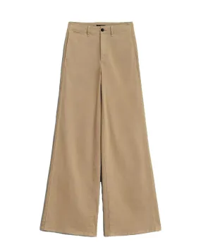 Khaki Sofie Wide Leg Chino