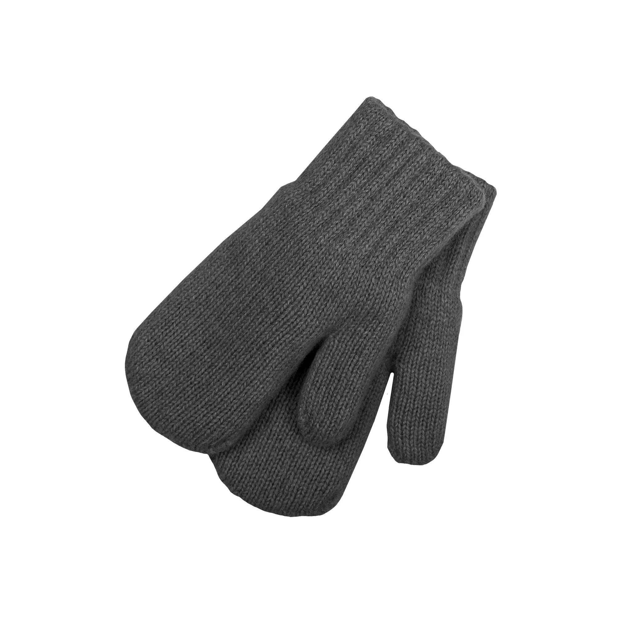 Kids' Knit Double Mittens Cashmere Blend