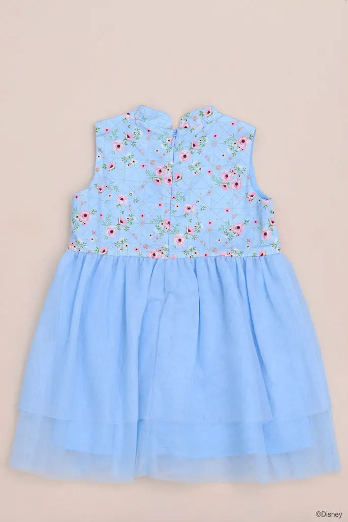 Kyra Dress - Blue Princess Rose