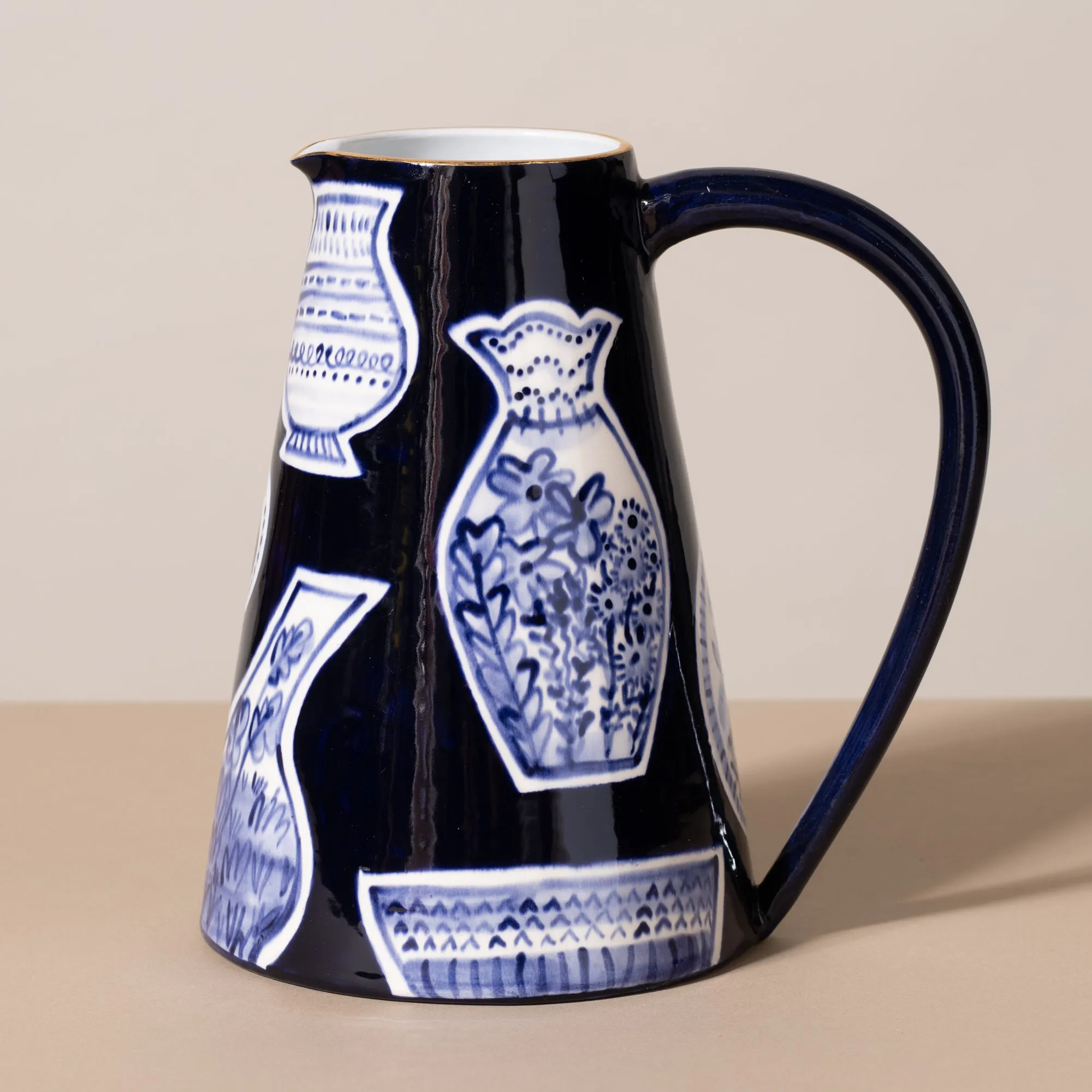 Large Pitcher in Delft Freer House