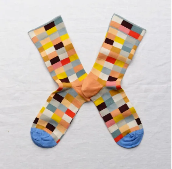 Le Poete Pixels Socks - Multico