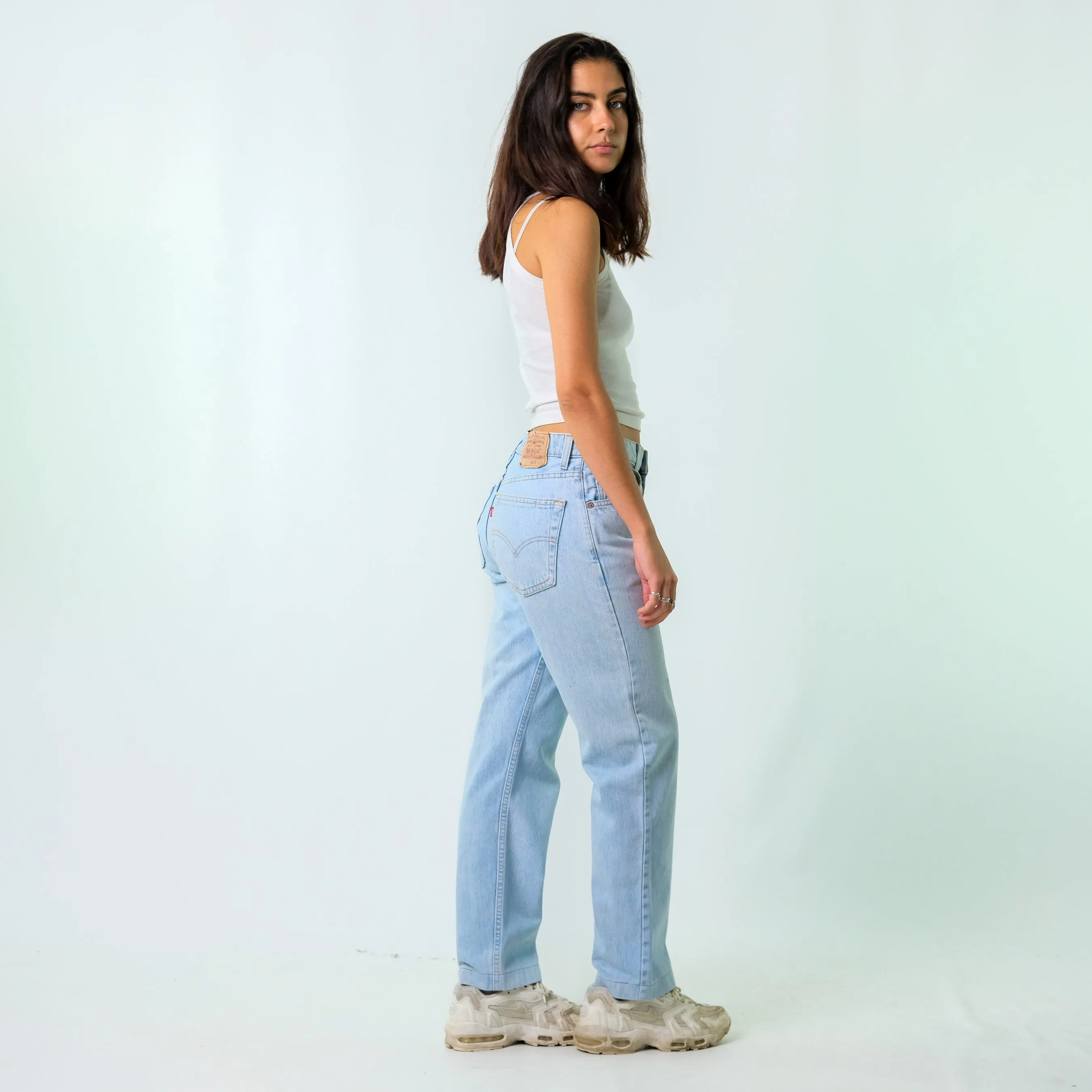 Light Blue y2ks Levi's Denim Jeans Baggy Pants (32x30)