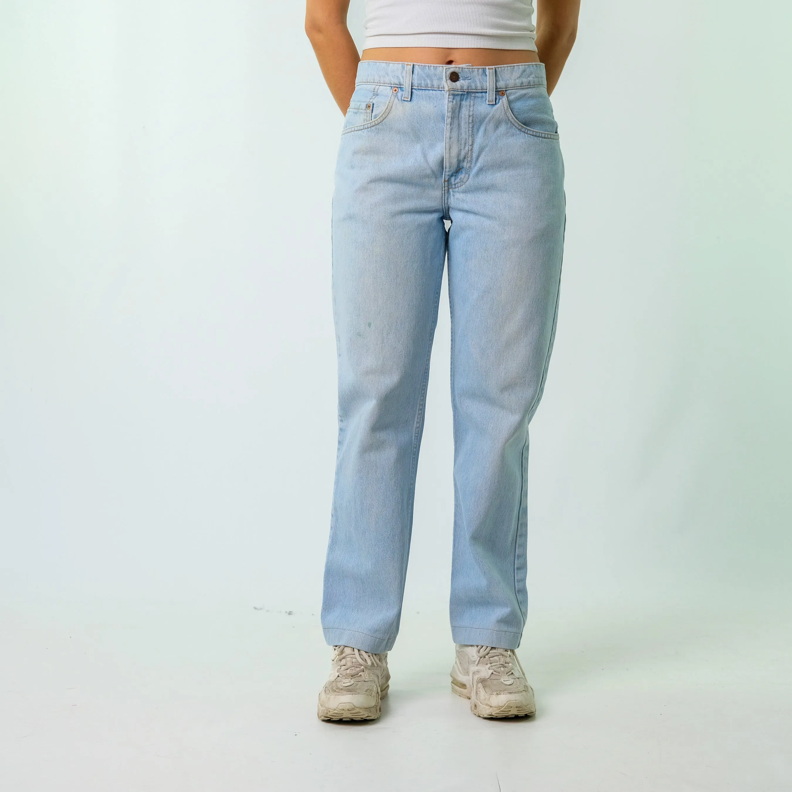 Light Blue y2ks Levi's Denim Jeans Baggy Pants (32x30)