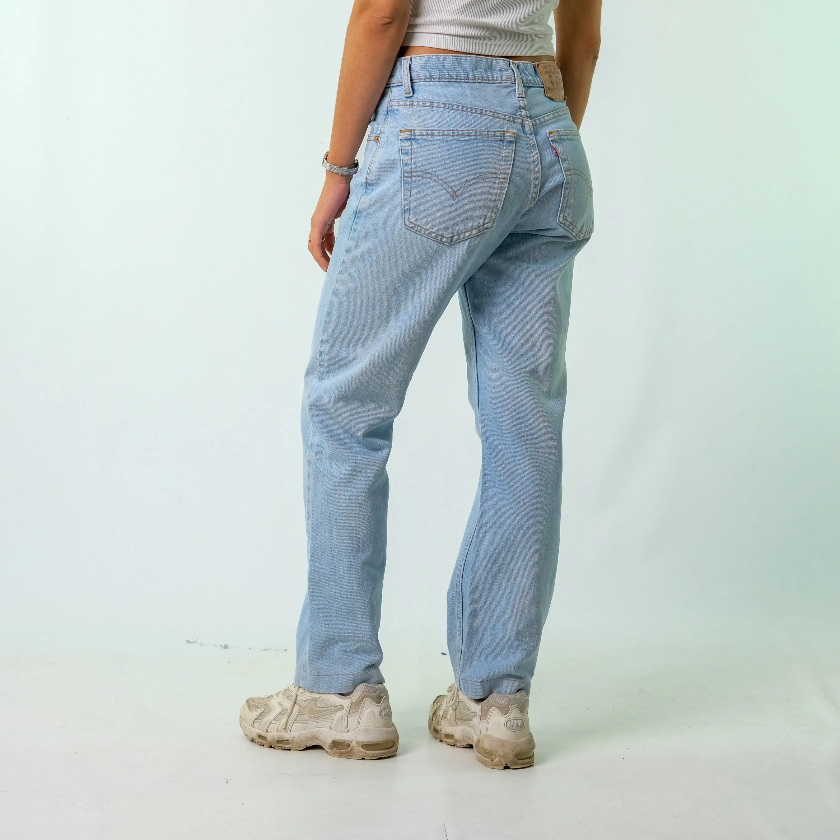 Light Blue y2ks Levi's Denim Jeans Baggy Pants (32x30)