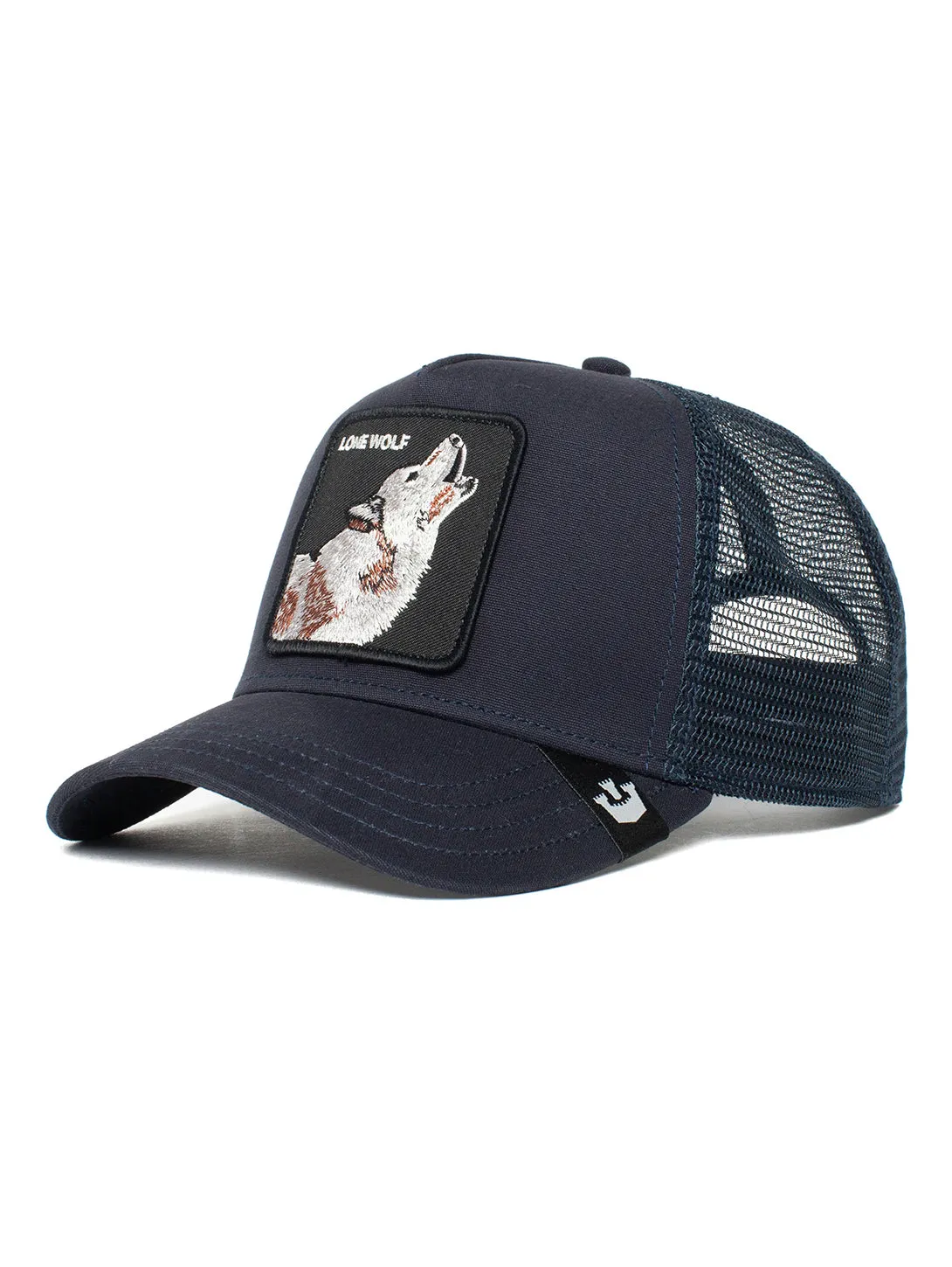 Lone Wolf Trucker Hat - Navy