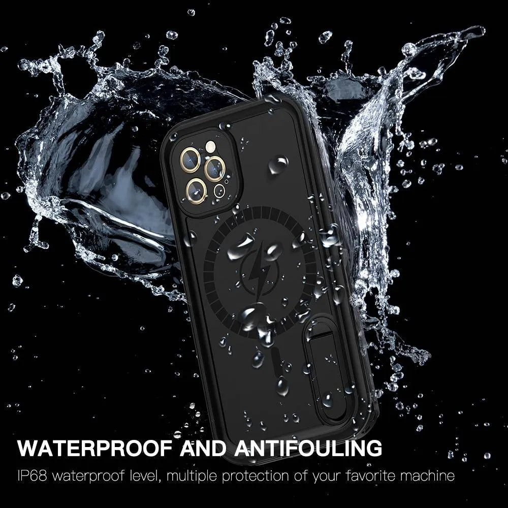 Luxury Armor Dustproof Diving Waterproof Case For iPhone 12 Series