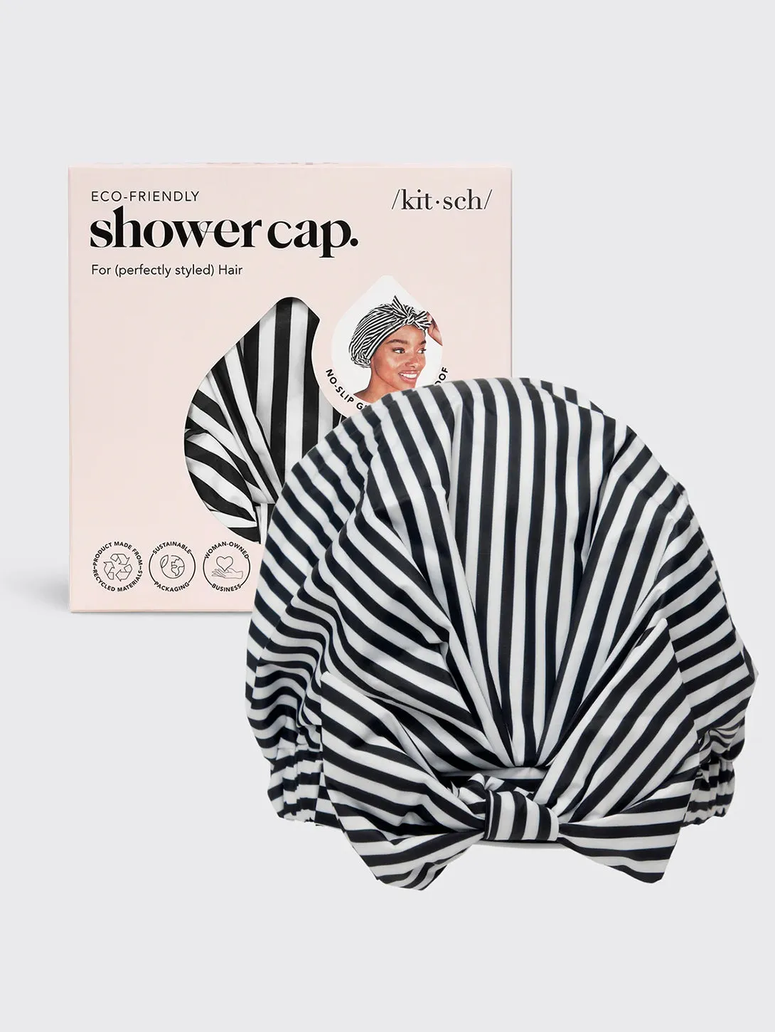 Luxury Shower Cap - Stripe