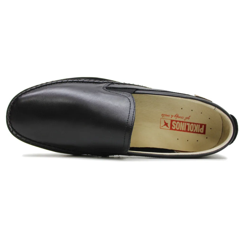 Marbella Calfskin Leather Men's Slip-on Shoes