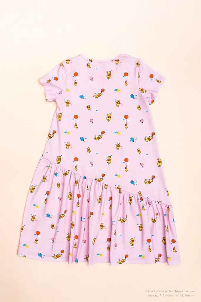 Mary Dress - Pink Balloon Pooh