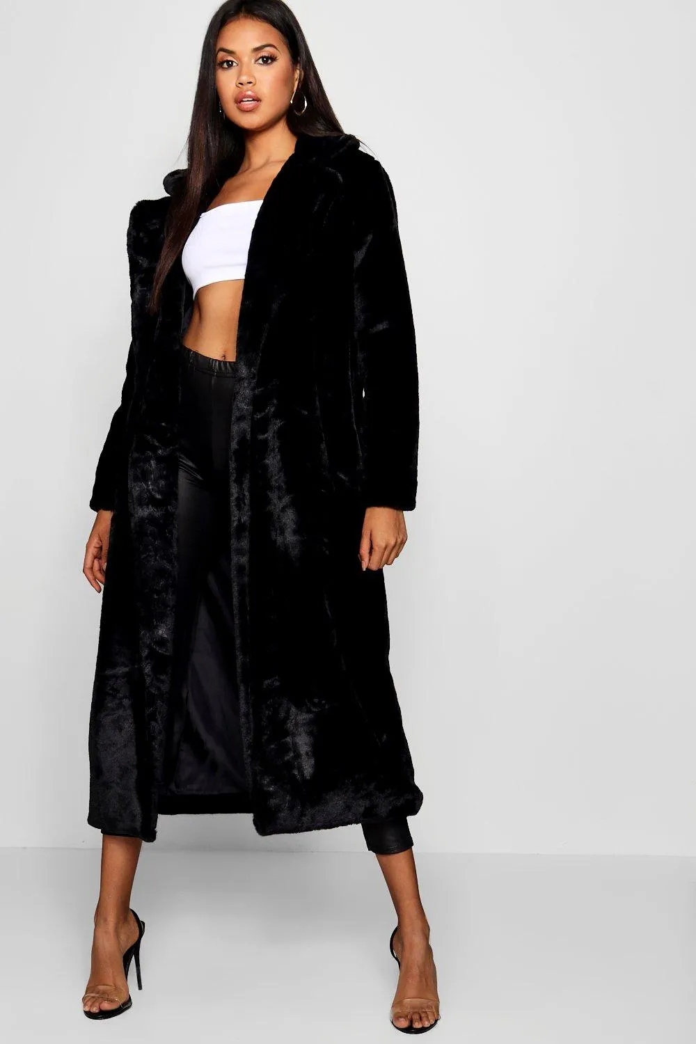 Maxi Faux Fur Coat