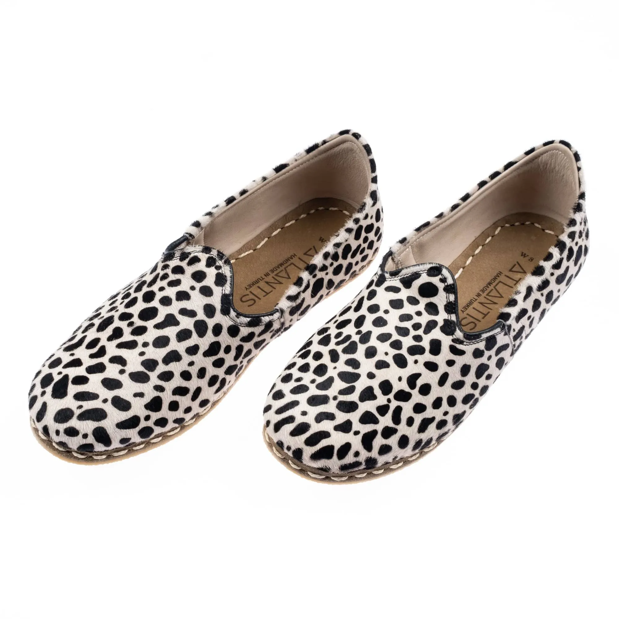 Men's Black Dots Slip On Shoes