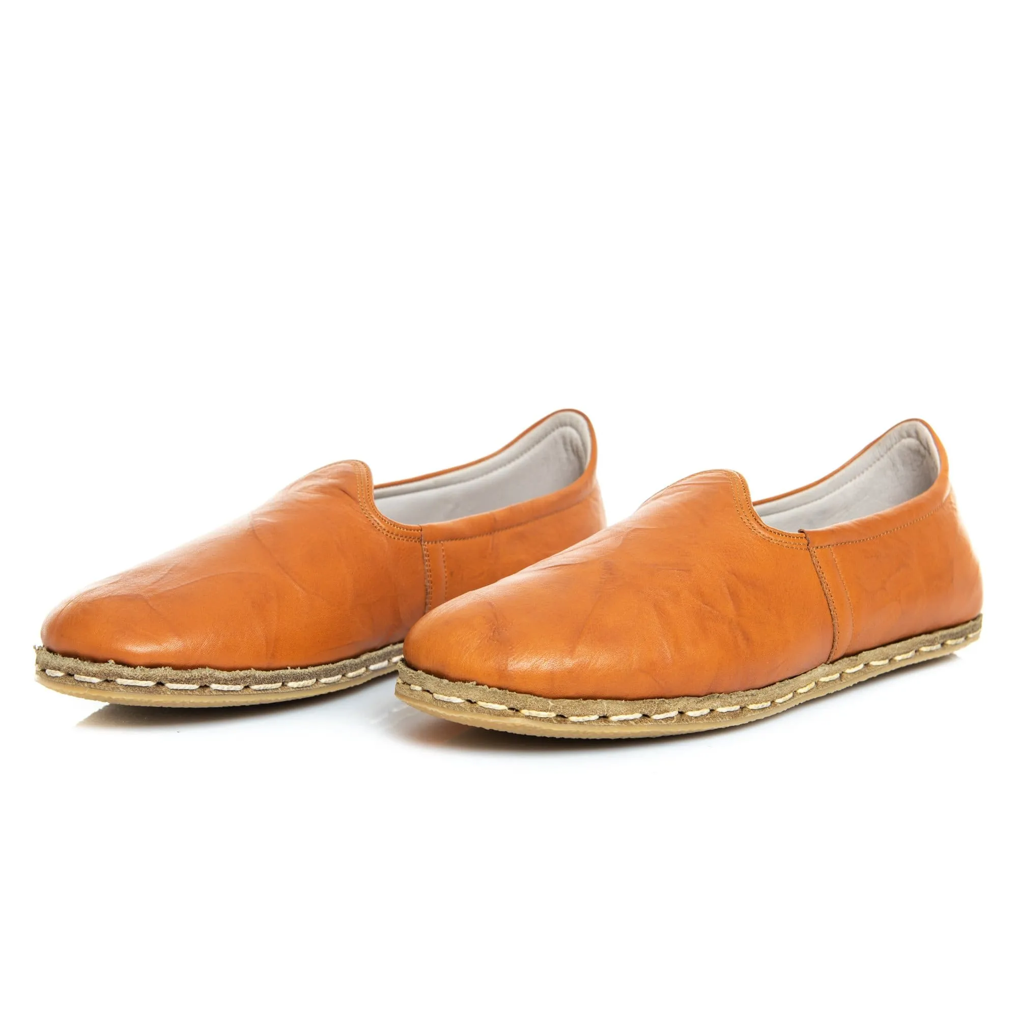 Men's Camel Slip On Shoes