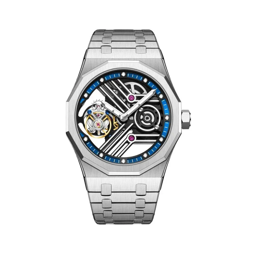 Men's Luxury Tourbillon Movement Super Luminous Waterproof Mechanical Watch