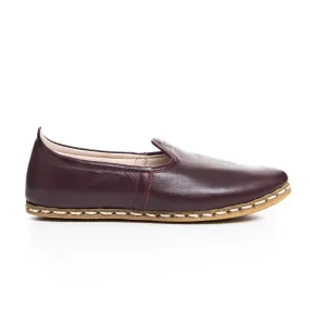 Men's Maroon Slip On Shoes