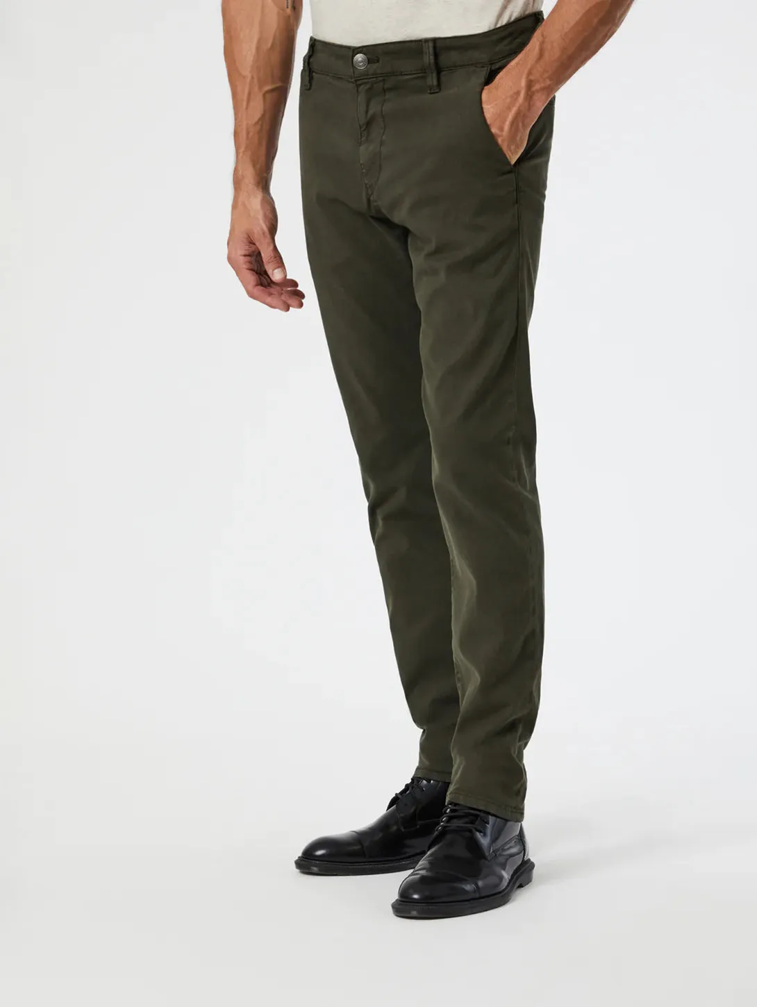 Milton Luxe Twill Pant - Dark Green