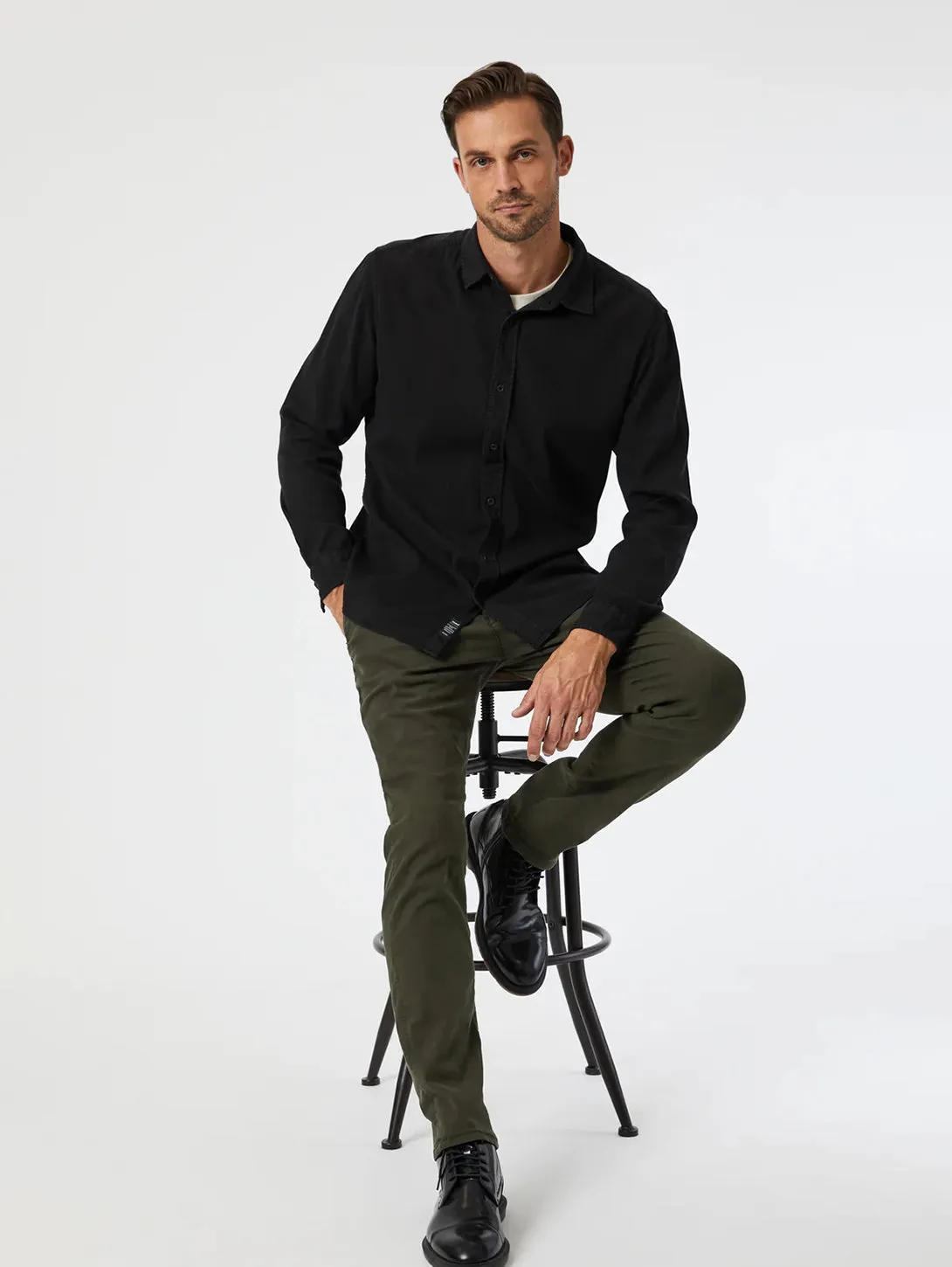 Milton Luxe Twill Pant - Dark Green