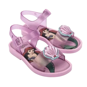 Mini Melissa Mar Sandal + Disney Kids - Glitter Pink / Pink