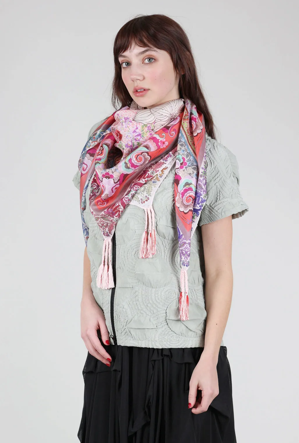 Modey Scarf, Pink Multi