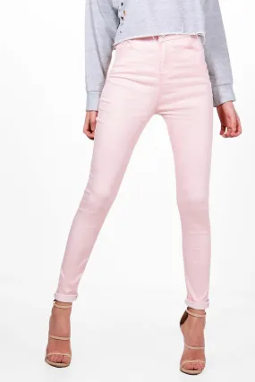 Molly 5 Pocket Pastel Denim Skinny Jeans