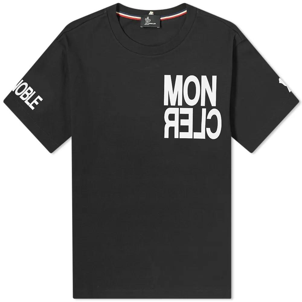 Moncler Grenoble Bold Logo T-ShirtBlack