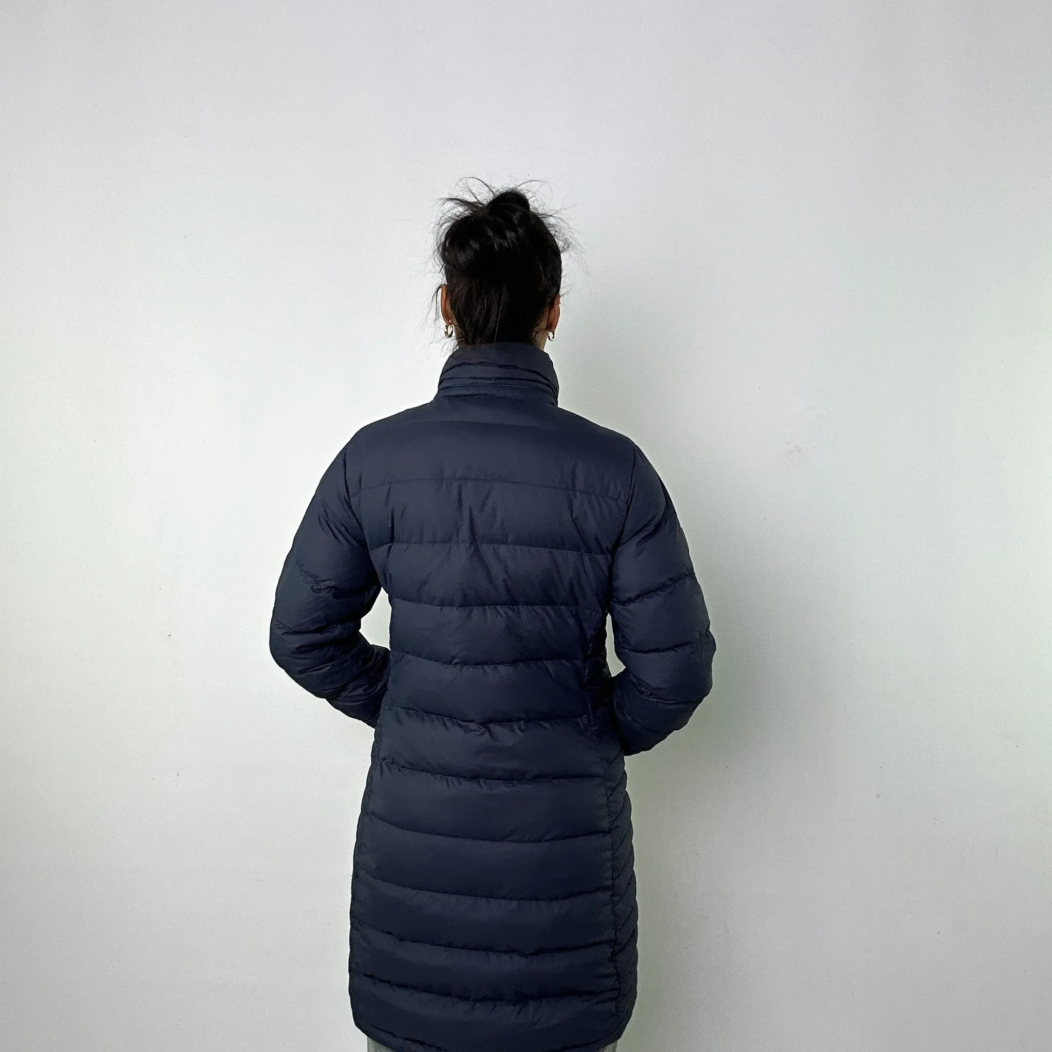 Navy Blue 90s Rab Deep Cover Parka Puffer Jacket Coat (L)