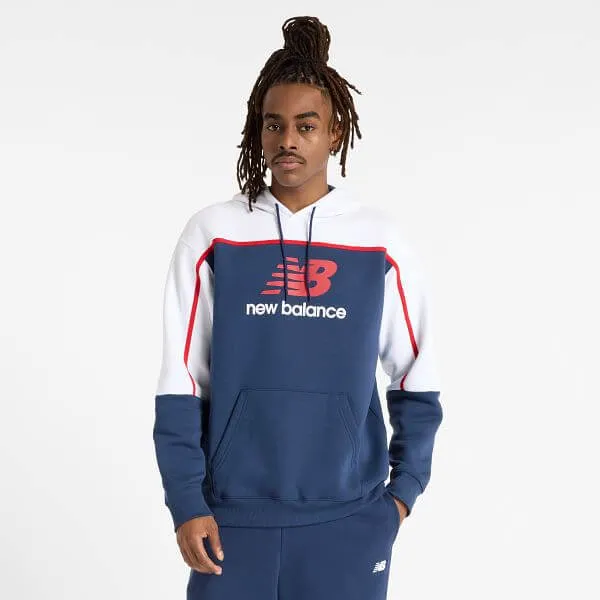 New Balance Classics Fleece Hoodie Men’s – Navy (MT43524NNY)