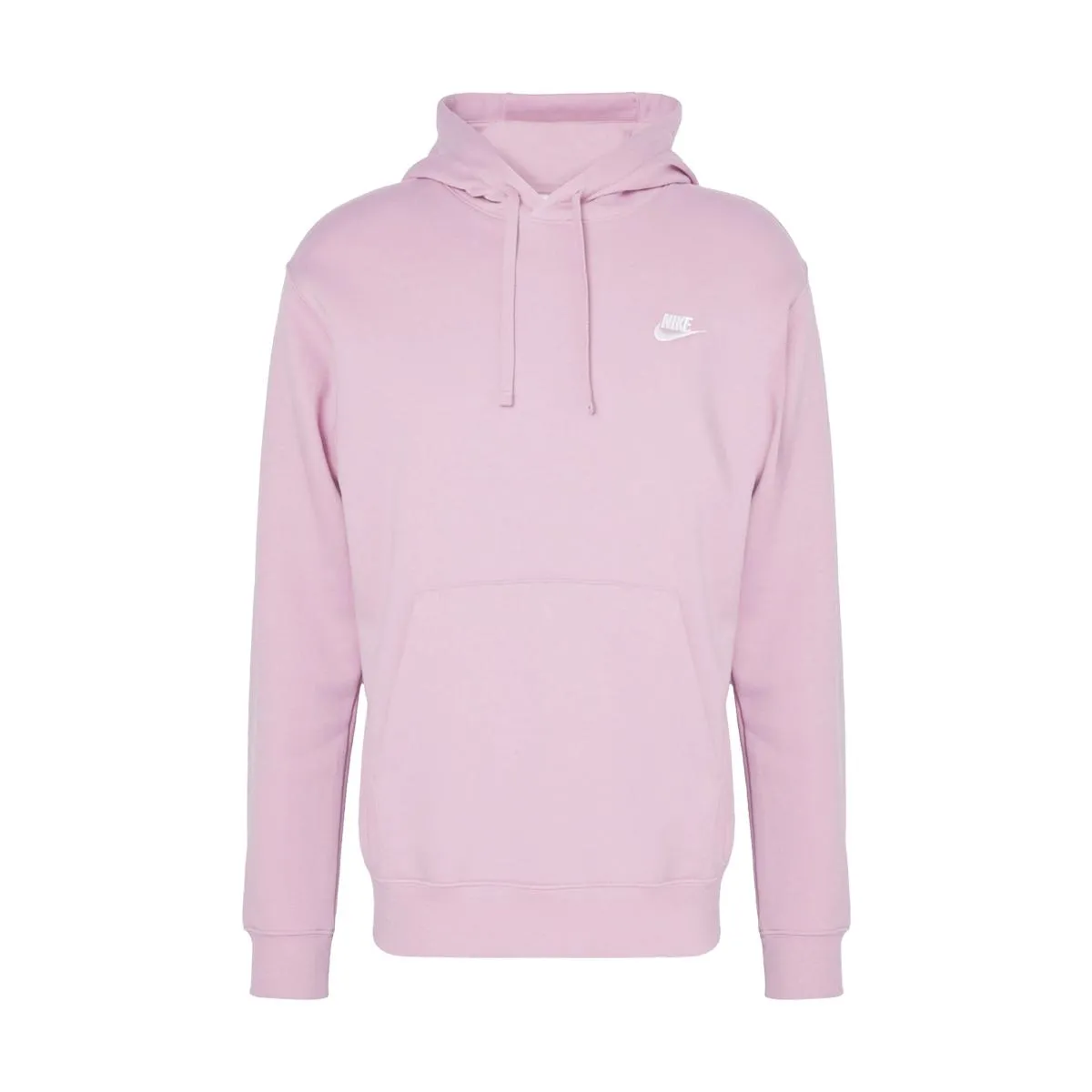 Nike Mens Club Fleece Hoodie Pink Foam/White BV2654-663