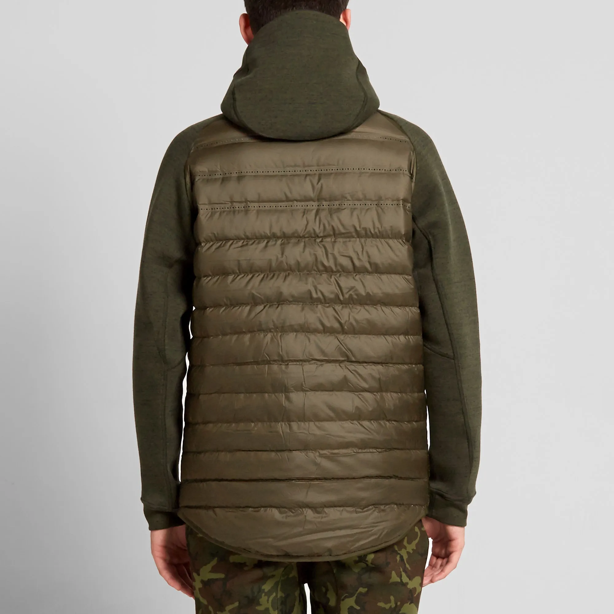 Nike Tech Fleece Aeroloft JacketDark Loden & Cargo Khaki