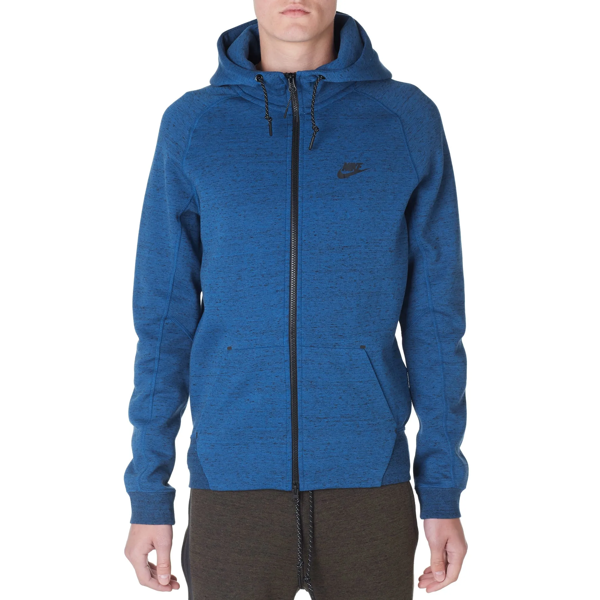 Nike Tech Fleece AW77 Zip HoodyGame Royal & Black