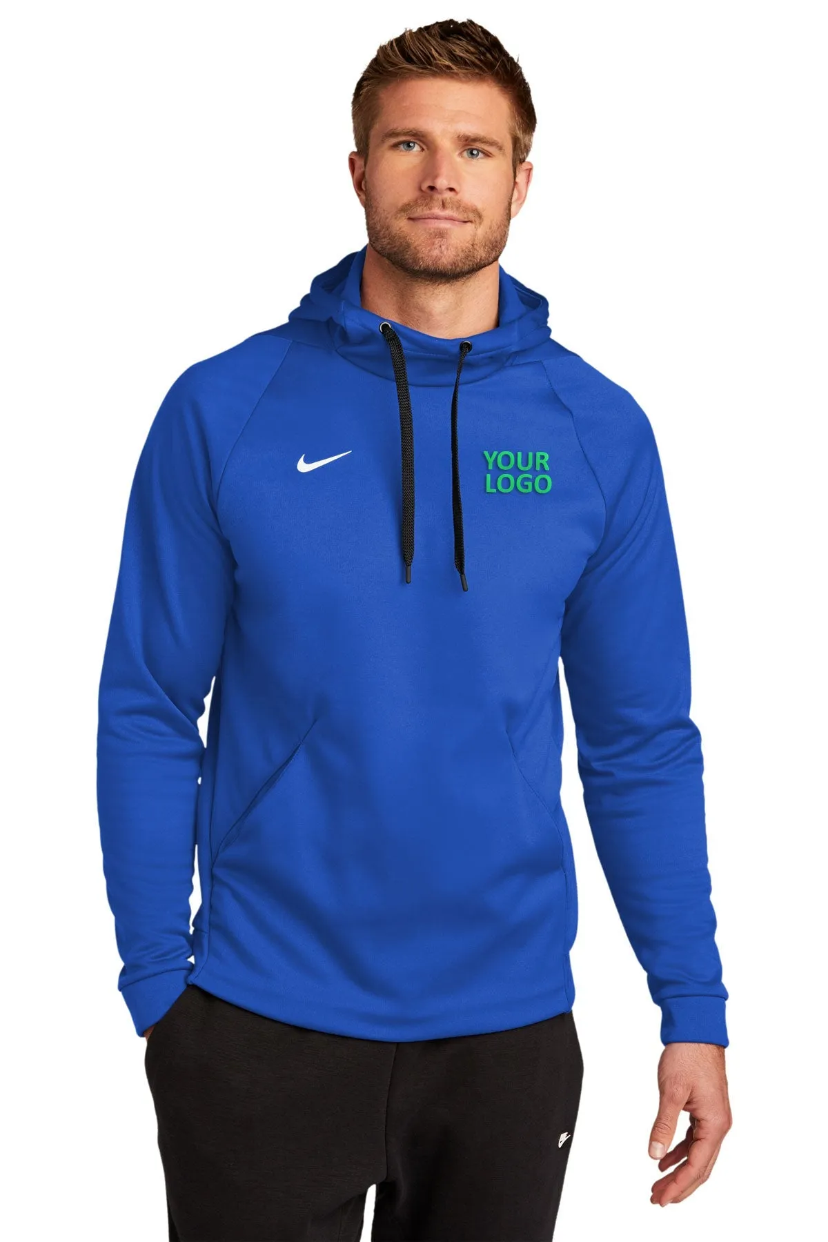 Nike Therma-FIT Fleece Custom Hoodies, Team Royal