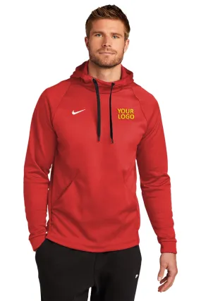 Nike Therma-FIT Fleece Custom Hoodies, Team Scarlet