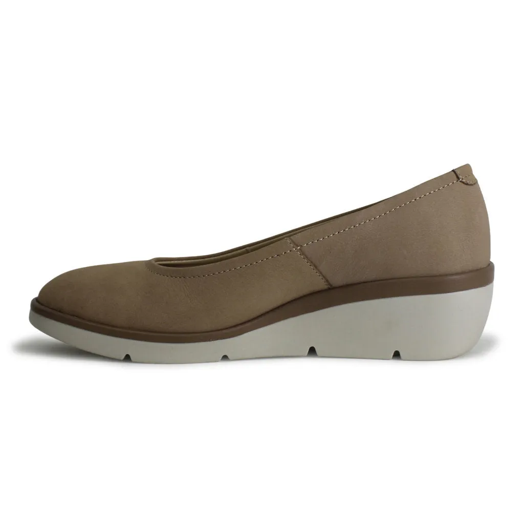 Numa570Fly Leather Women's Wedge Sole Shoes