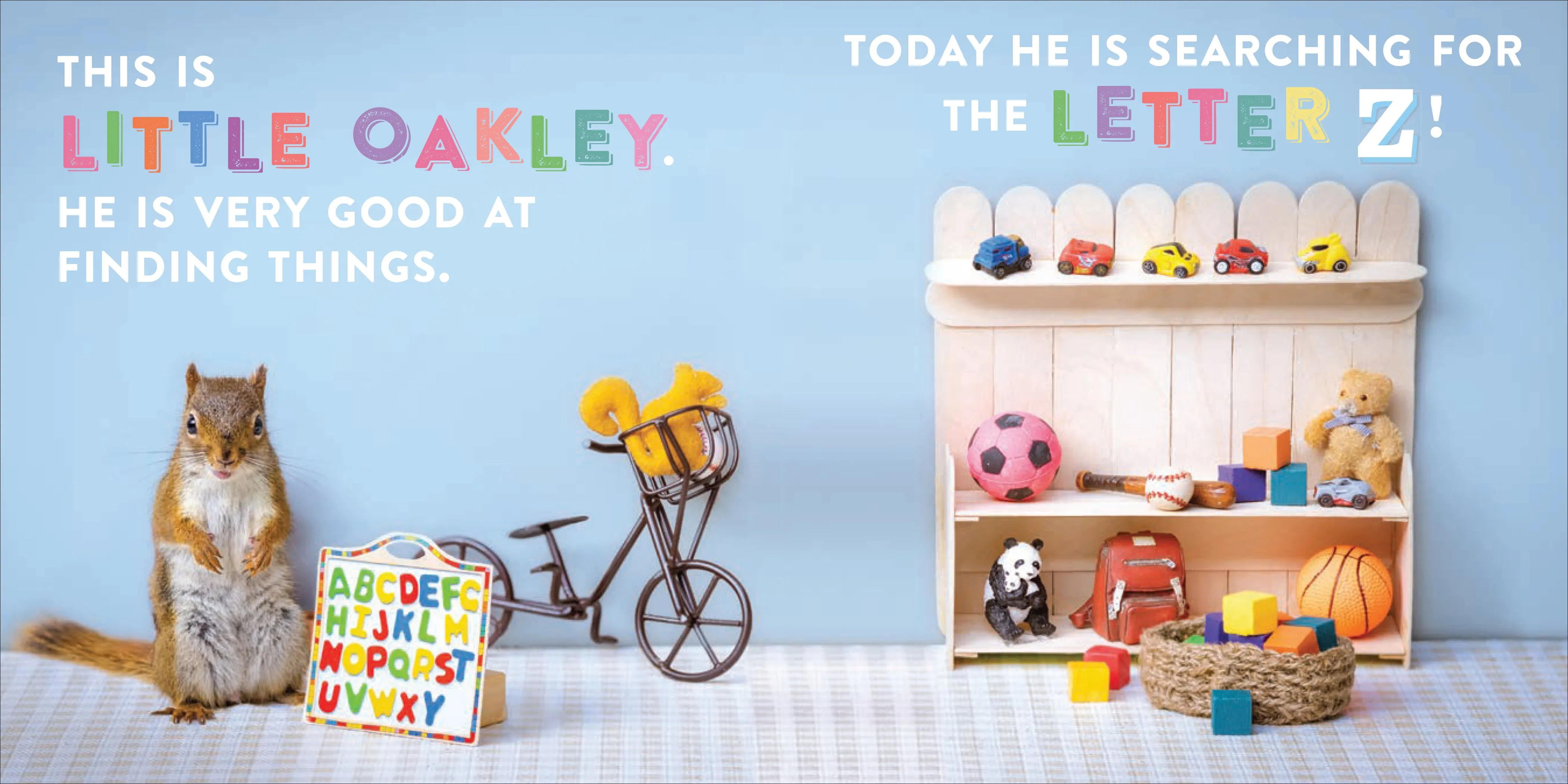 Oakley the Squirrel: The Search for Z Board Book