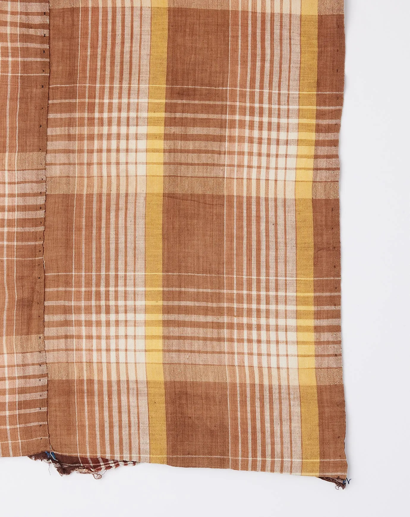 Oversized Scarf in Clay Madras