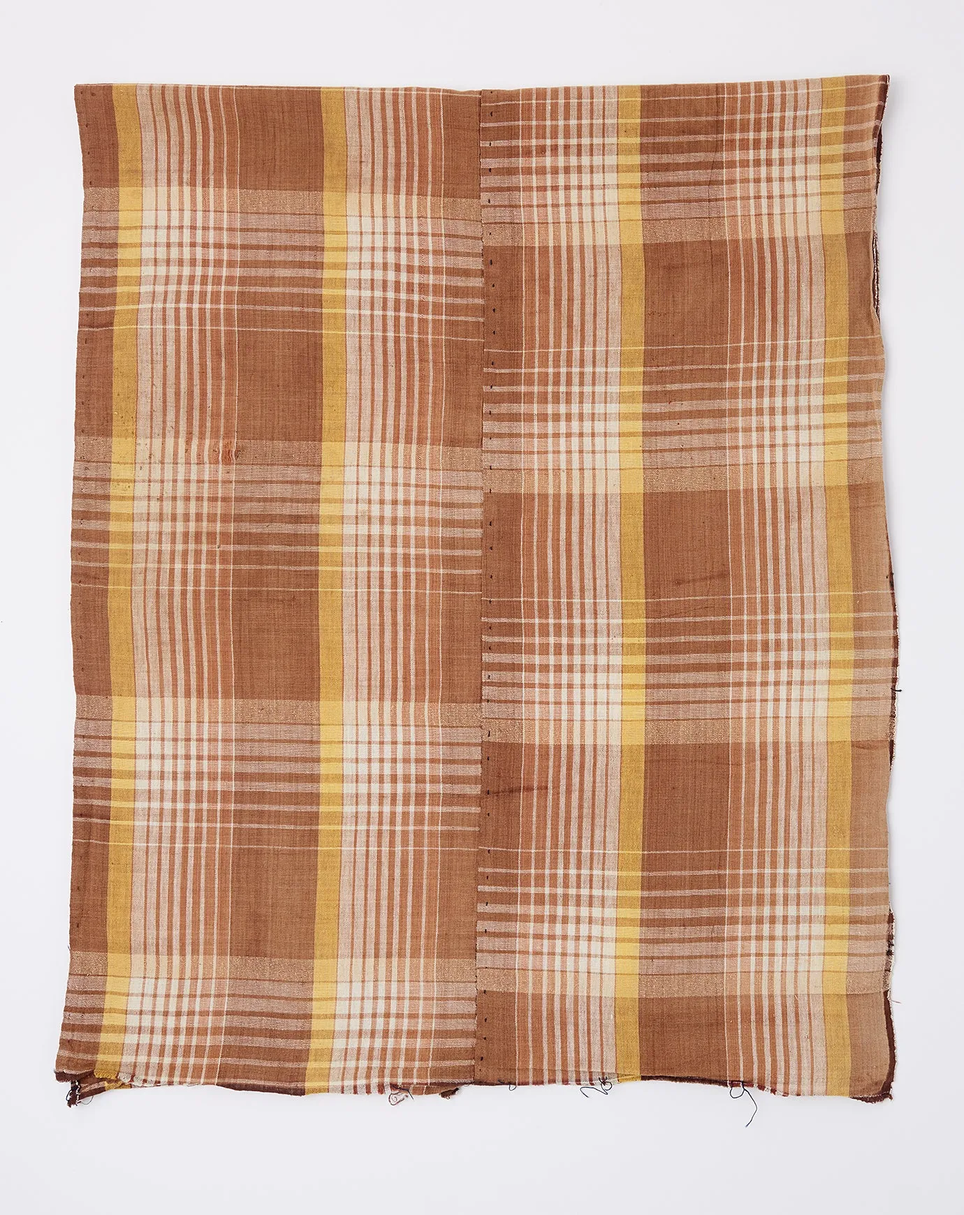 Oversized Scarf in Clay Madras