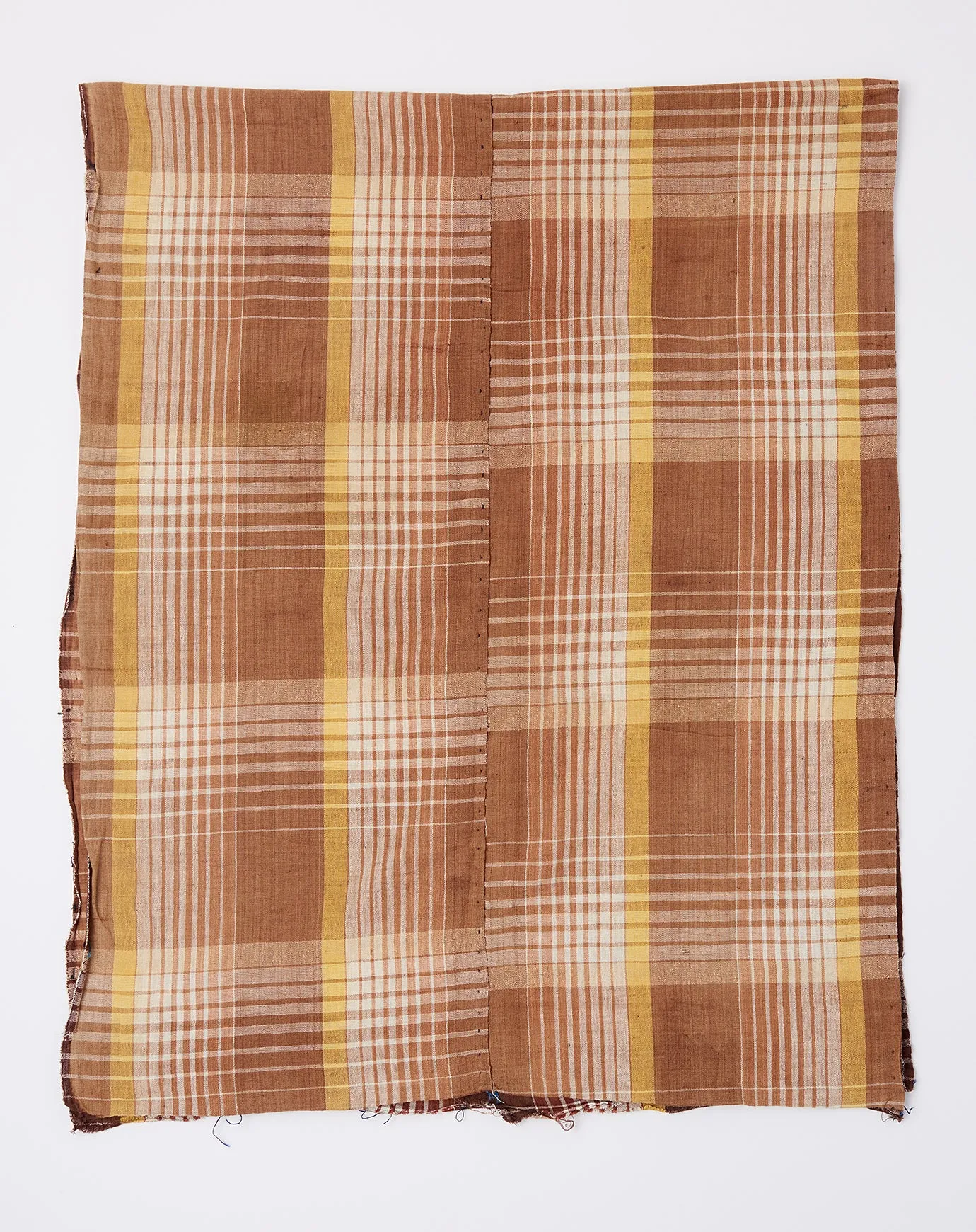 Oversized Scarf in Clay Madras